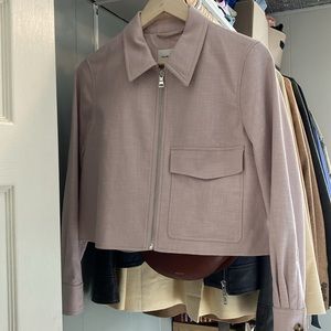 Club Monaco Pink Cropped Jacket